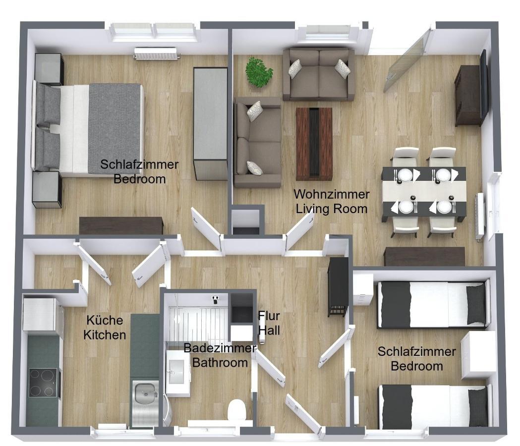 Ferienhaus Kirschbluete 蒙绍 外观 照片